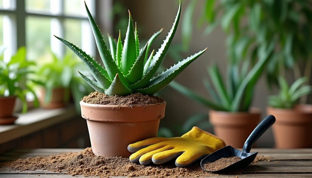 Quelle terre pour rempoter un aloe vera ?