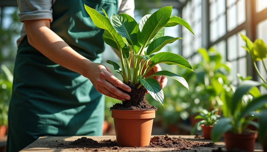 Rempoter une tropicale : la période et la taille du pot